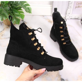 S.Barski Fekete S. Barski velúr bőr csizma nőknek 1