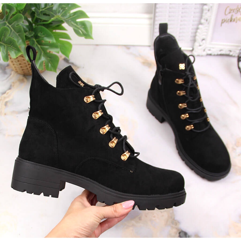 S.Barski Fekete S. Barski velúr bőr csizma nőknek 1