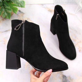 S.Barski Női csizma fekete velúr blokkon, S. Bararskitól 1