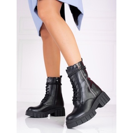 Shelovet fűzött női táskák az emelvényen fekete 1