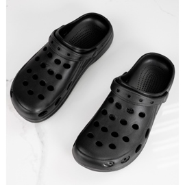 Könnyű férfi Shelovet fekete papucs 1