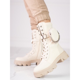 Női bézs táskák Shelovet táskával 2