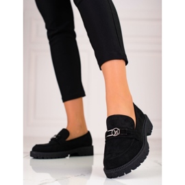 W. Potocki Potocki női velúr naplopók fekete 1