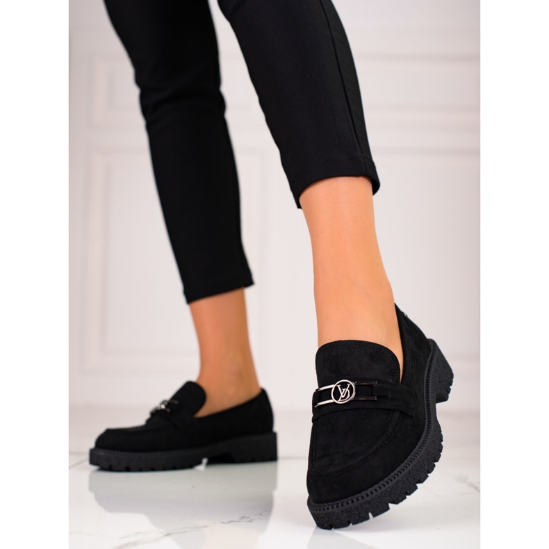 W. Potocki Potocki női velúr naplopók fekete 1