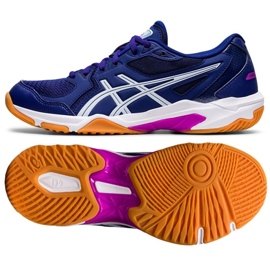 Asics Gel-Rocket 10 W 1072A056 405 röplabda cipő sötétkék kék és sötétkék 1