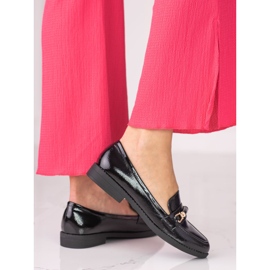 Fekete Shelovet női mokaszinok 2