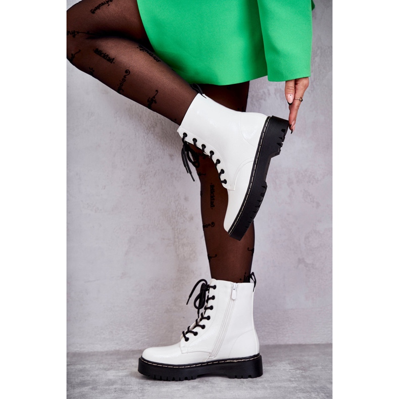 S.Barski Női Csizma Fehér Kognito 1