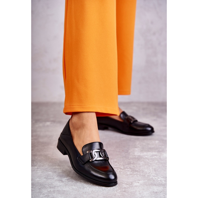 Vinceza Divatos bőr naplopók, fekete trine 1