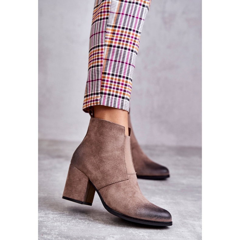 PL4 Klasszikus velúr cipők La.Fi 260035DTA-SU Bézs 1