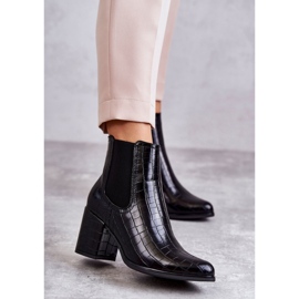 PL4 Kígyó bőrcipő La.Fi 260038B-XC Fekete 1 PL4 Kígyó bőrcipő La.Fi 260038B-XC Fekete 1