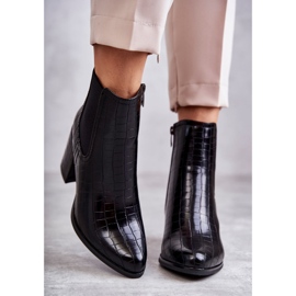 PL4 Kígyó bőrcipő La.Fi 260038B-XC Fekete 2 PL4 Kígyó bőrcipő La.Fi 260038B-XC Fekete 2