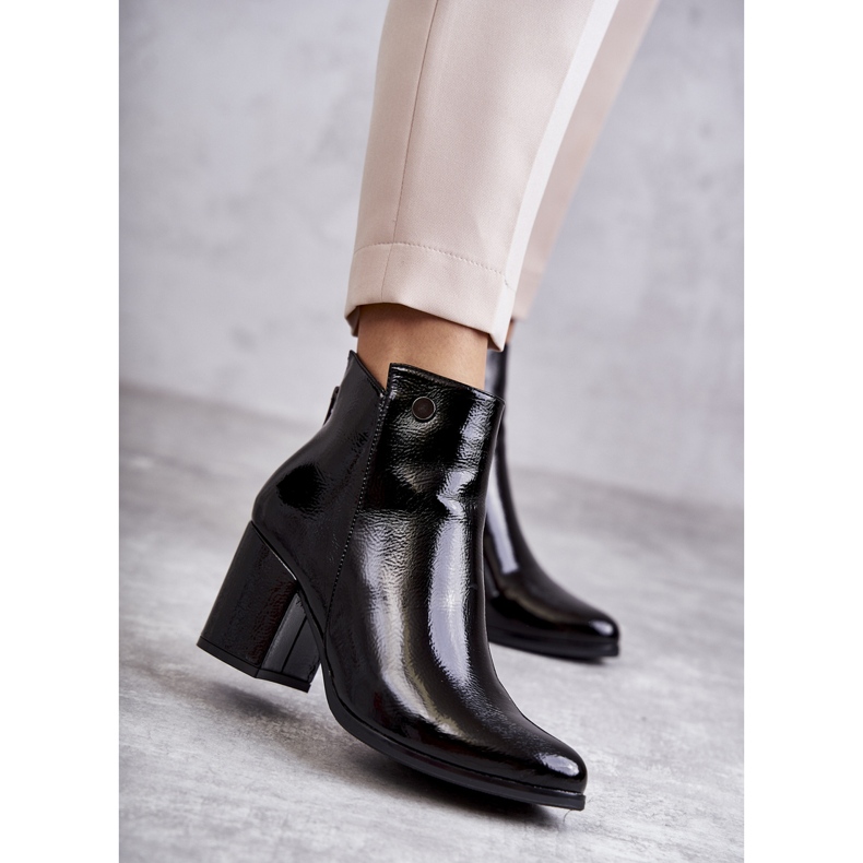 PL4 Lakkozott női csizma La.Fi 260039B-LA Fekete 1 PL4 Lakkozott női csizma La.Fi 260039B-LA Fekete 1