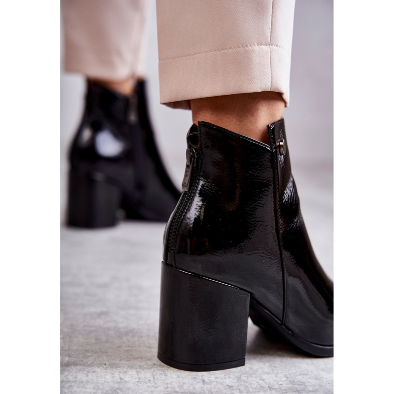 PL4 Lakkozott női csizma La.Fi 260039B-LA Fekete 2 PL4 Lakkozott női csizma La.Fi 260039B-LA Fekete 2