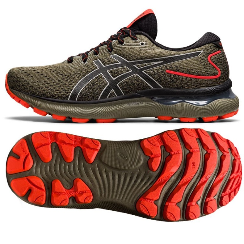 Asics Gel-Nimbus 24 TRAil M 1011B571 300 futócipő zöld zöld 1 Asics Gel-Nimbus 24 TRAil M 1011B571 300 futócipő zöld zöld 1