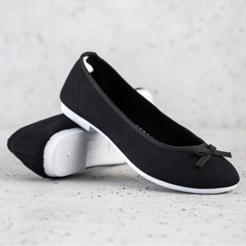 New Age Sport balerinák íjjal fekete 1