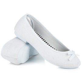 New Age Sportos balerinák masnival fehér 1