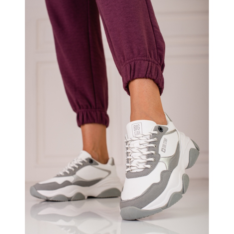 Női Big Star tornacipő KK274384 fehér 1