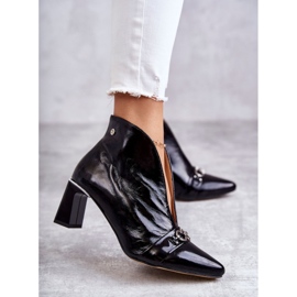 Bőr csizma oszlopon Maciejka Black 05262-01 fekete 1 Bőr csizma oszlopon Maciejka Black 05262-01 fekete 1
