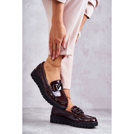 Sergio Leone Lakkozott naplopók a Burgundy Kjersti Platformon piros 2