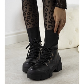 Passo női fekete túracipő 1