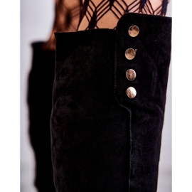 S.Barski Fekete Laura meleg velúr lapos sarkú csizma 2