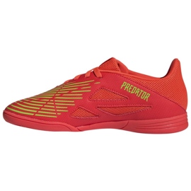Adidas Predator Edge.4 In Jr GZ6014 futballcipő piros narancs és vörös 1