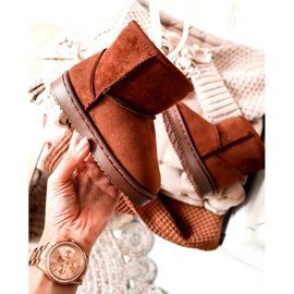 FR1 Gyermek meleg csizma Hócipő Barna Gooby 1