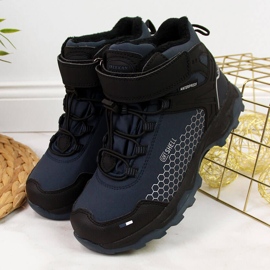 Fiú vízálló American Club sötétkék hócsizma 2