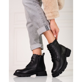 Klasszikus női Shelovet fűzős táskák fekete 1