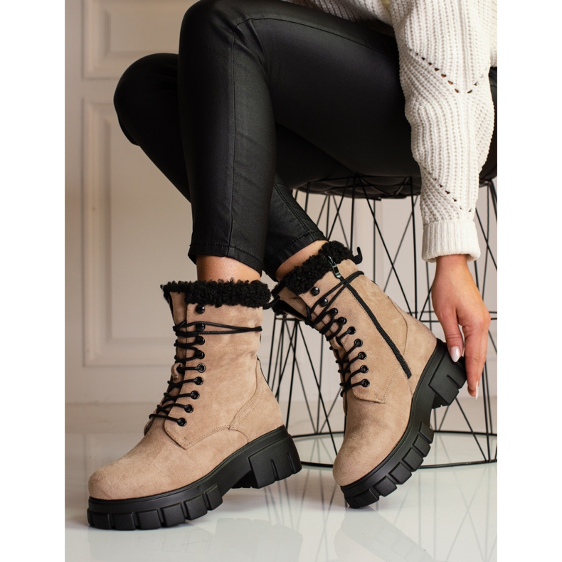 Női Shelovet hőszigetelt, bézs 1