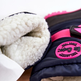 Gyerek hőszigetelt hócsizma Lee Cooper LCJ-21-44-0522 Fuchsia fekete sötétkék rózsaszín 1