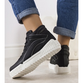 Fekete Clyme boka tornacipő 1