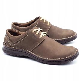 Joker Férfi bőrcipő 229 olajbogyó sokszínű khaki 2