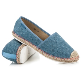 Vices Espadrillák mintával kék 1