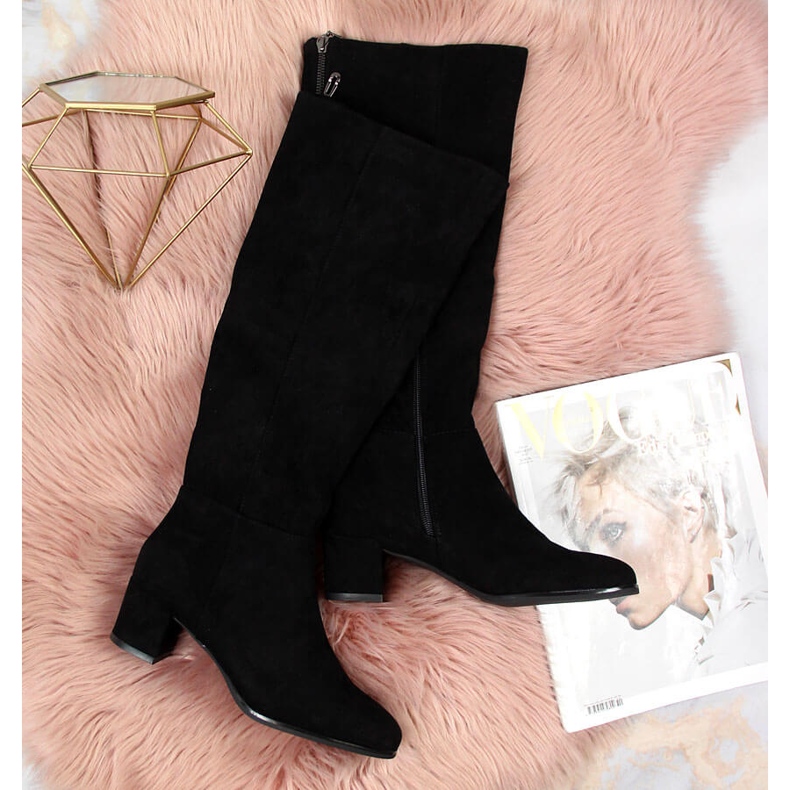 Fekete Sergio Leone meleg női csizma a poszton 2 Fekete Sergio Leone meleg női csizma a poszton 2