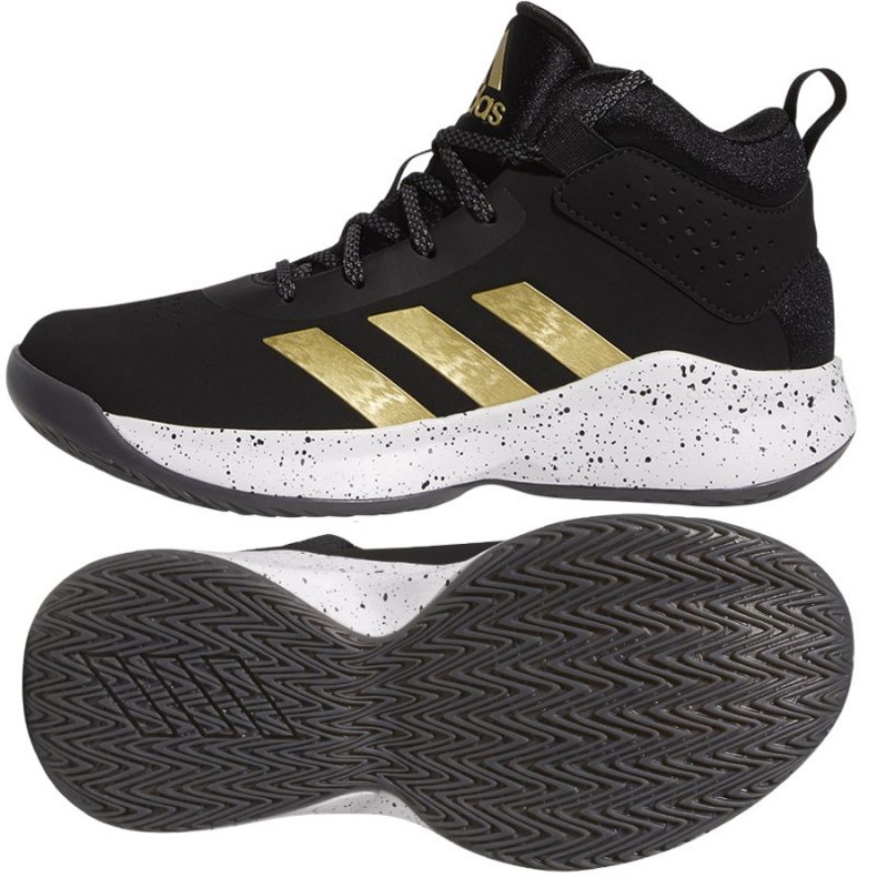 Adidas Cross Em Up 5 K Wide GX4790 kosárlabdacipő fekete fekete 1