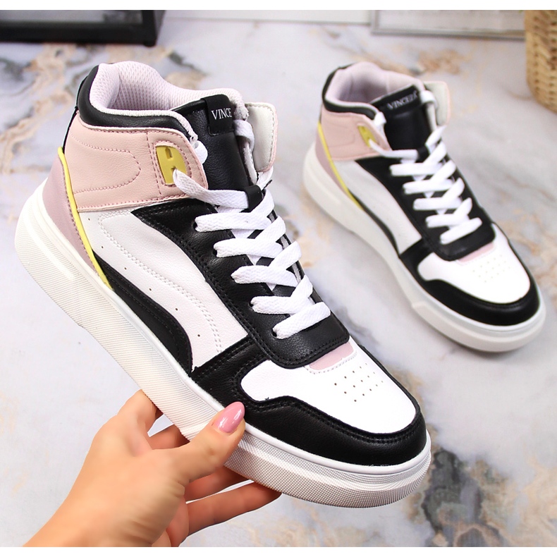 Többszínű Vinceza magasszárú tornacipő fehér sokszínű 1