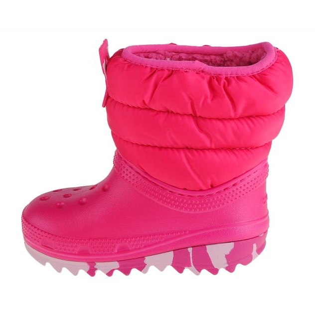 Crocs Classic Neo Puff Boot Toddler 207683-6X0 cipő rózsaszín 1