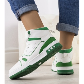 Zöld tornacipő a bokához Megatheo 1