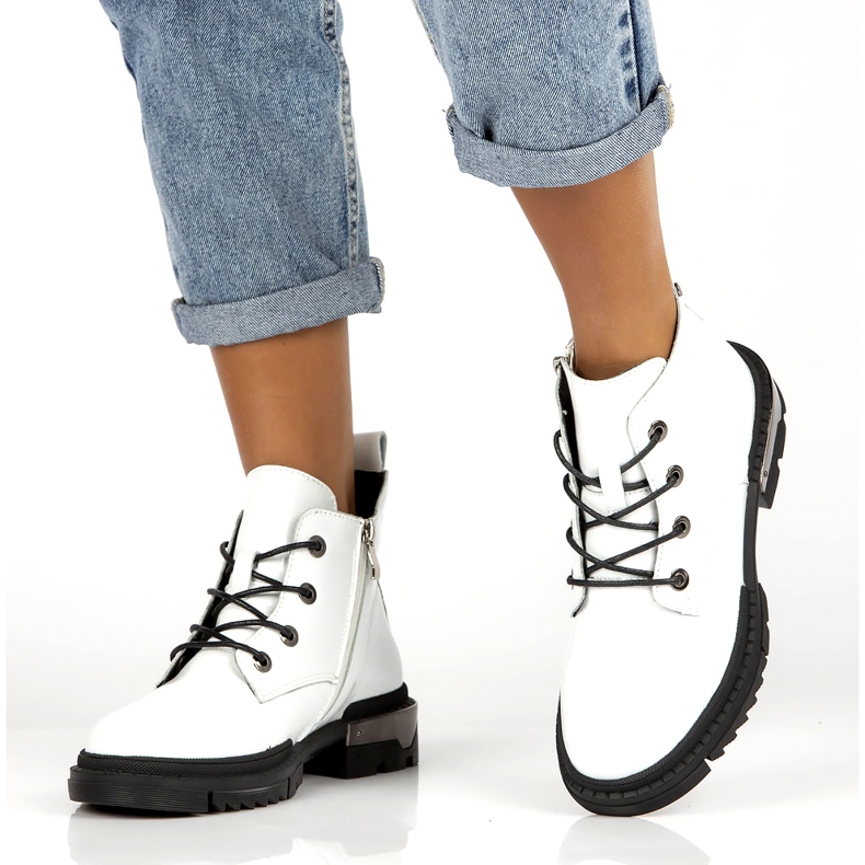 Filippo DBT4173 szigetelt patentos csizma, fehér 4