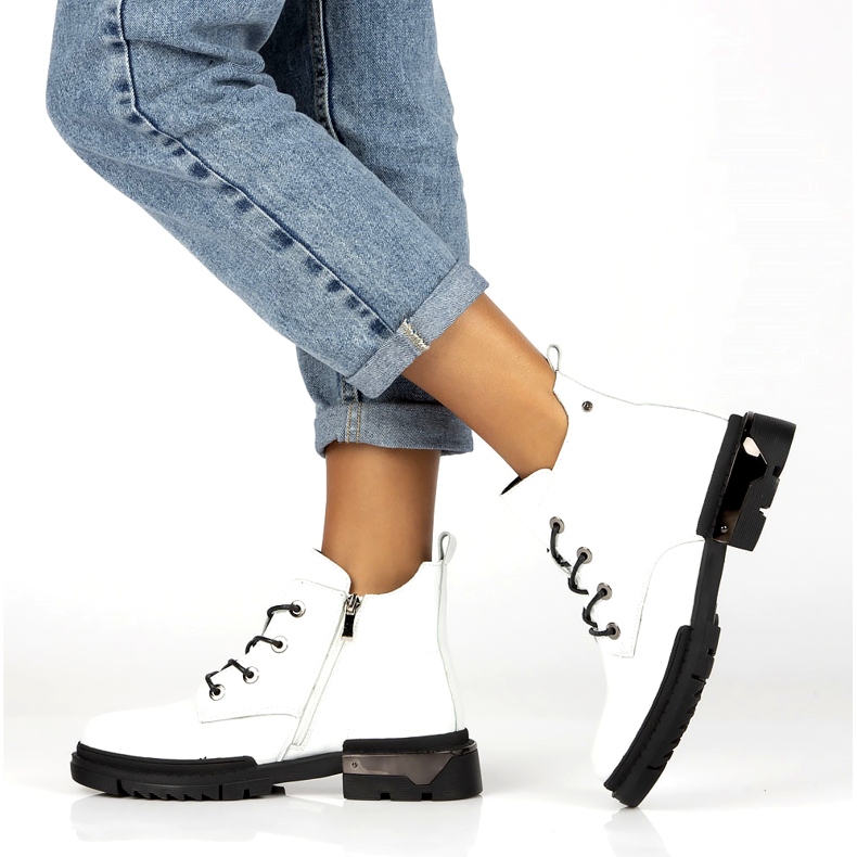 Filippo DBT4173 szigetelt patentos csizma, fehér 3