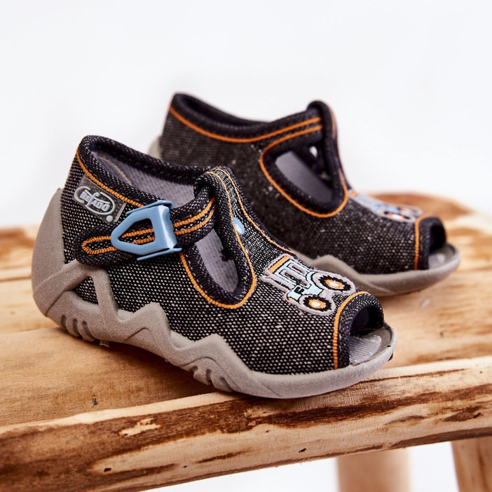 BEFADO S.A. Gyermek szandál Papcie Befado Tractor 217P111 Sötétszürke 1