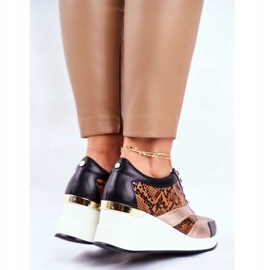 GOE Női sportcipők Cipők Fekete bőr GG2N3044 3