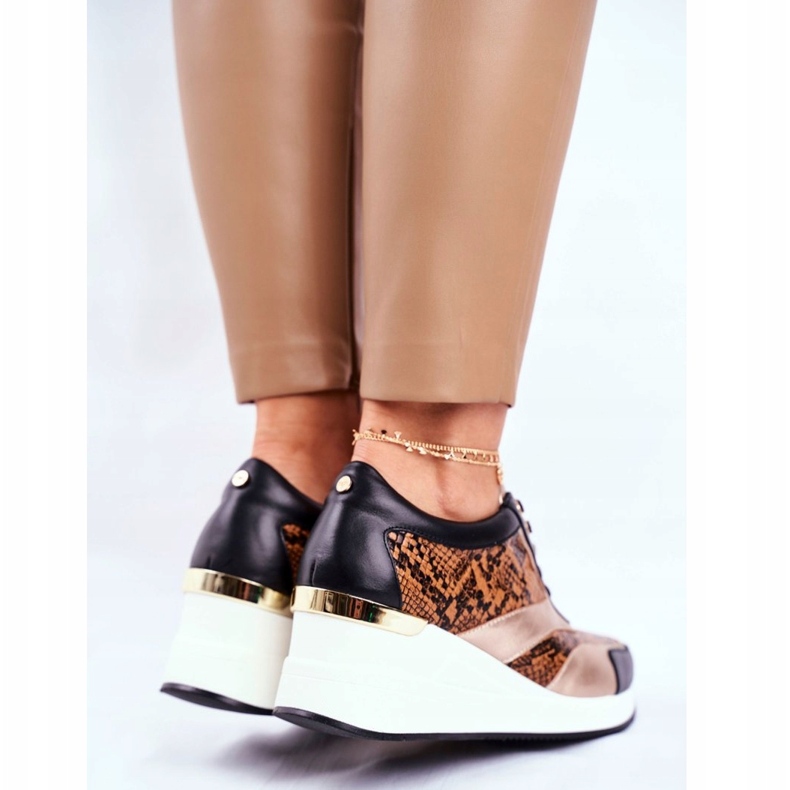 GOE Női sportcipők Cipők Fekete bőr GG2N3044 3