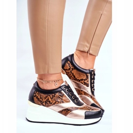 GOE Női sportcipők Cipők Fekete bőr GG2N3044 2