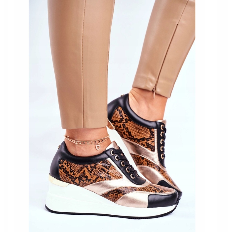 GOE Női sportcipők Cipők Fekete bőr GG2N3044 2