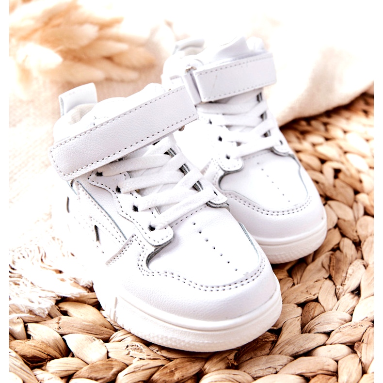 Gyermek magas sportcipő fehér 1