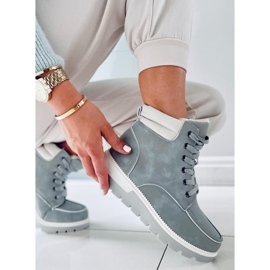 BM A márka szigetelt csizmája Germano L. GREY szürke 2