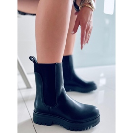 BM High Chelsea csizma Earth Black fekete 1