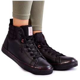 Női High Sneakers Cross Jeans KK2R4058C Fekete 11